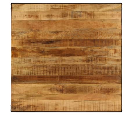 vidaXL Mesa de comedor de madera maciza de mango 140x140x76 cm