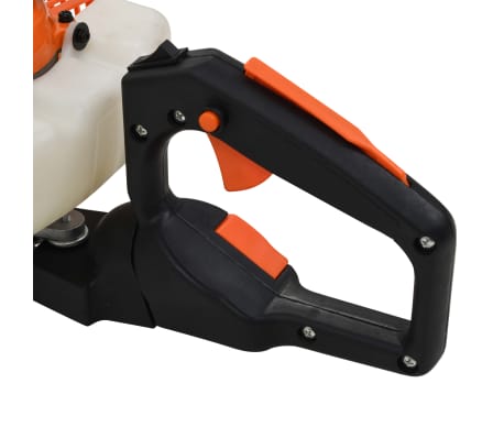 vidaXL Cortasetos de gasolina 722 mm naranja y negro