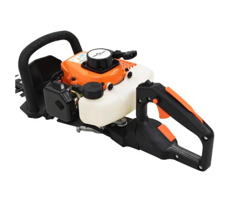 vidaXL Cortasetos de gasolina 722 mm naranja y negro