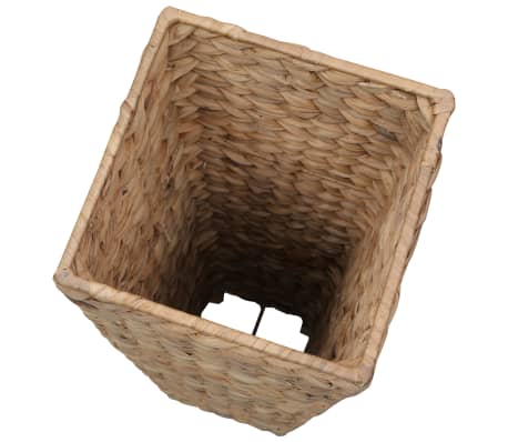 vidaXL Conjunto de arriates 3 piezas jacinto de agua marrón