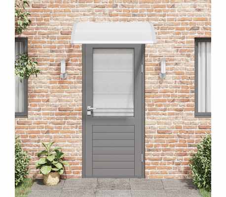 vidaXL Marquesina para puerta PC 120x100 cm