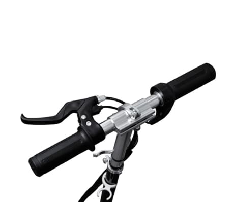 vidaXL Patinete eléctrico con asiento rojo 120 W