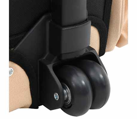 vidaXL Chariot polyvalent pliable pour animaux de compagnie beige