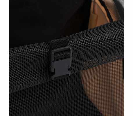 vidaXL Chariot polyvalent pliable pour animaux de compagnie beige