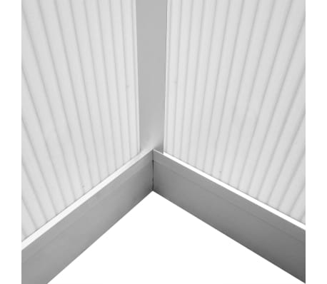 vidaXL Invernadero de aluminio reforzado con estructura base 9,025 m²