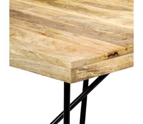 vidaXL Mesa de comedor de madera maciza de mango 180x90x76 cm