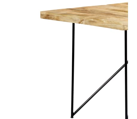 vidaXL Mesa de comedor de madera maciza de mango 180x90x76 cm