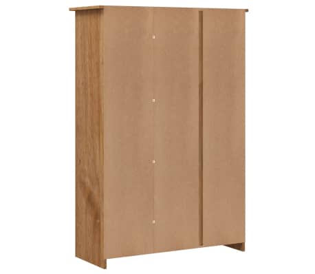 vidaXL Armario de 3 puertas madera pino Panamá Range 118x50x171,5 cm