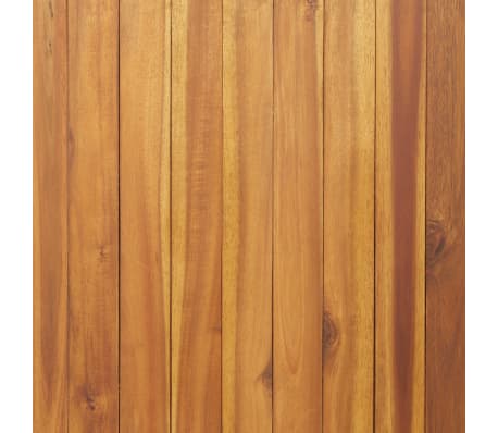 vidaXL Arriate de madera maciza de acacia 43,5x43,5x90 cm