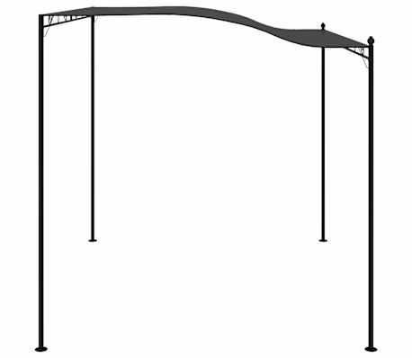 vidaXL Toldo parasol gris antracita 3x2,4 cm