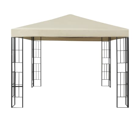 vidaXL Cenador color crema 3x3 m