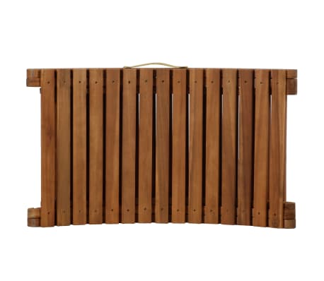 vidaXL Tumbona con cojín madera maciza de acacia gris oscuro