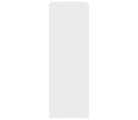 vidaXL Aparador con 6 cajones madera contrachapada blanco 50x34x96 cm