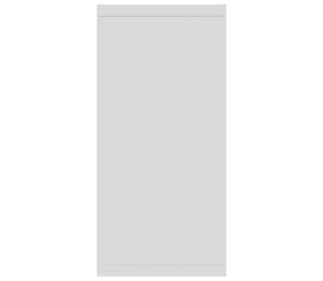 vidaXL Aparador de madera contrachapada blanco 88x30x65 cm