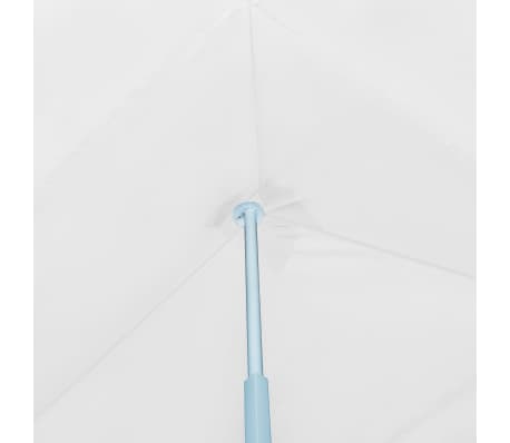 vidaXL Tente de réception escamotable avec 8 parois 3 x 9 m Blanc