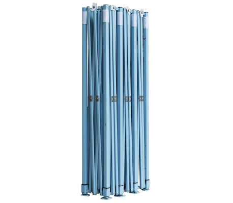 vidaXL Tente de réception escamotable avec 8 parois 3 x 9 m Blanc