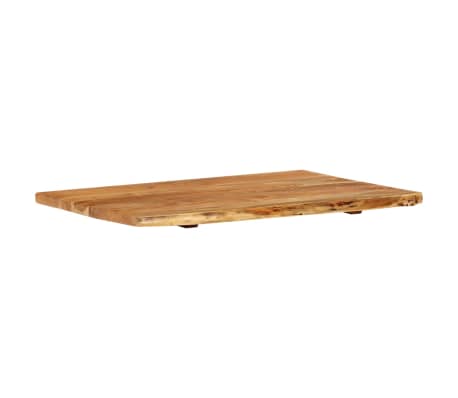 vidaXL Encimera para armario tocador madera maciza acacia 80x52x2,5 cm