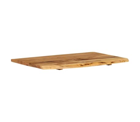 vidaXL Encimera para armario tocador madera maciza acacia 80x52x2,5 cm