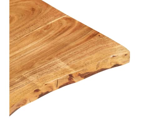 vidaXL Encimera para armario tocador madera maciza acacia 80x52x2,5 cm