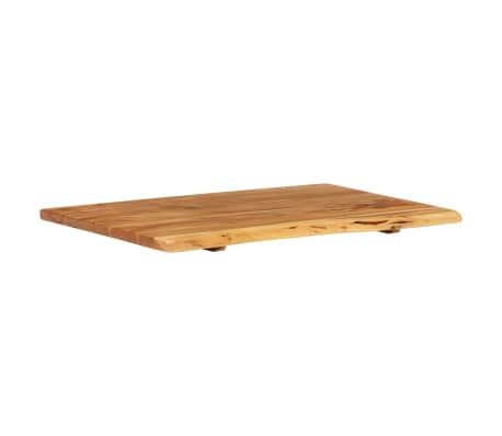 vidaXL Encimera para armario tocador madera maciza acacia 80x52x2,5 cm