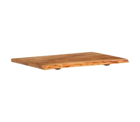 vidaXL Encimera para armario tocador madera maciza acacia 80x52x2,5 cm