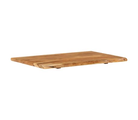 vidaXL Encimera para armario tocador madera maciza acacia 80x52x2,5 cm