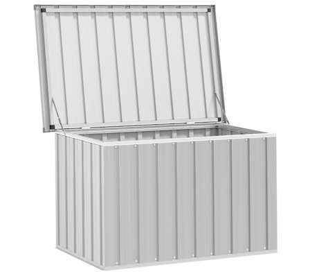 vidaXL Boîte de rangement de jardin Gris 109x67x65 cm