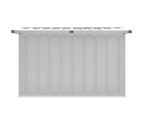 vidaXL Boîte de rangement de jardin Gris 109x67x65 cm
