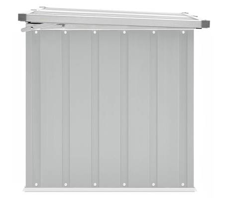 vidaXL Boîte de rangement de jardin Gris 109x67x65 cm