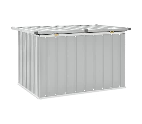 vidaXL Boîte de rangement de jardin Gris 109x67x65 cm