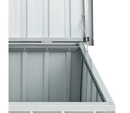 vidaXL Boîte de rangement de jardin Gris 109x67x65 cm