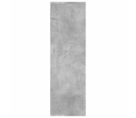 vidaXL Estantería madera de ingeniería gris hormigón 98x29x97,5 cm