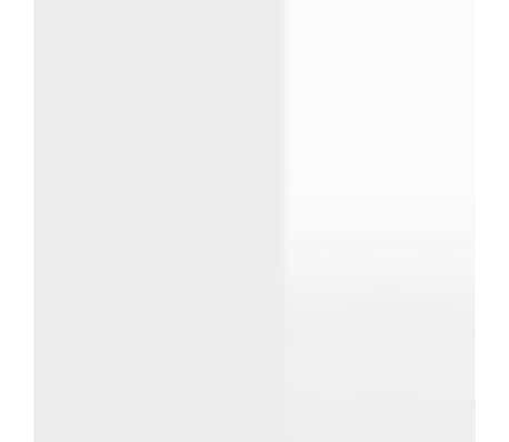 vidaXL Escritorio de madera contrachapada blanco brillo 90x45x76 cm