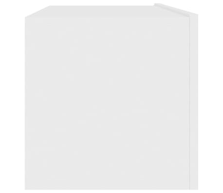vidaXL Mueble para TV pared madera contrachapada blanco 100x30x30 cm