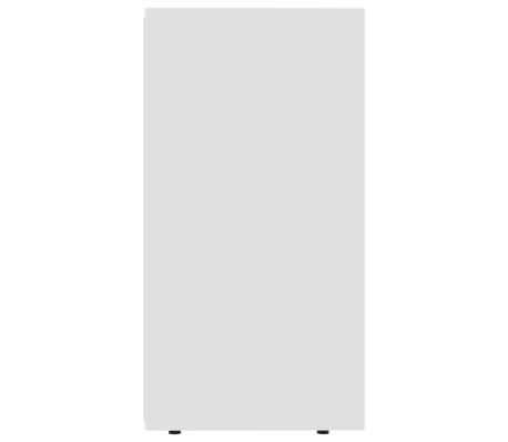 vidaXL Aparador de madera contrachapada blanco 120x36x69 cm
