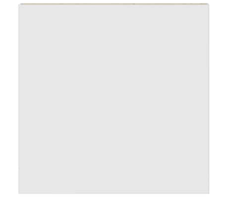 vidaXL Armario baño madera contrachapada blanco brillo 30x30x183,5 cm
