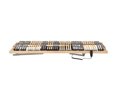 vidaXL Cama somier eléctrico de láminas sin colchón 7 zonas 100x200 cm