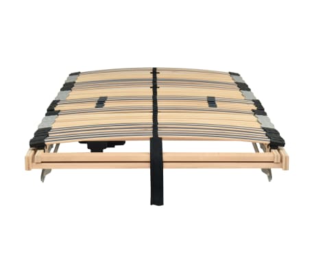 vidaXL Cama somier eléctrico de láminas sin colchón 7 zonas 100x200 cm