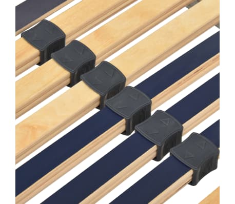 vidaXL Cama somier eléctrico de láminas sin colchón 7 zonas 100x200 cm