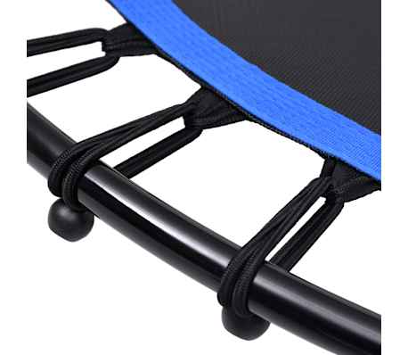 vidaXL Cama elástica fitness con asa 102 cm