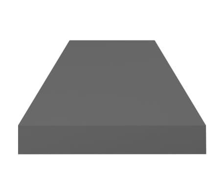 vidaXL Étagère murale flottante 4 pcs Gris brillant 80x23,5x3,8 cm MDF