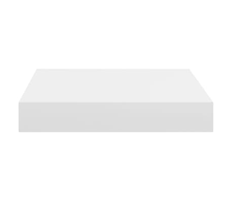 vidaXL Estantes flotantes de pared 4 uds MDF blanco 23x23,5x3,8 cm
