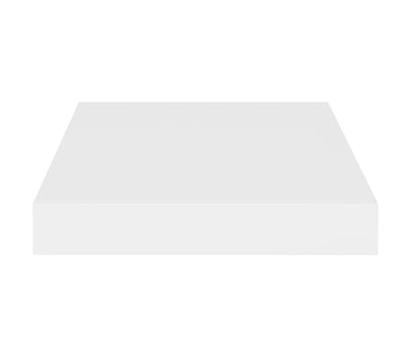 vidaXL Estantes flotantes de pared 4 uds MDF blanco 23x23,5x3,8 cm