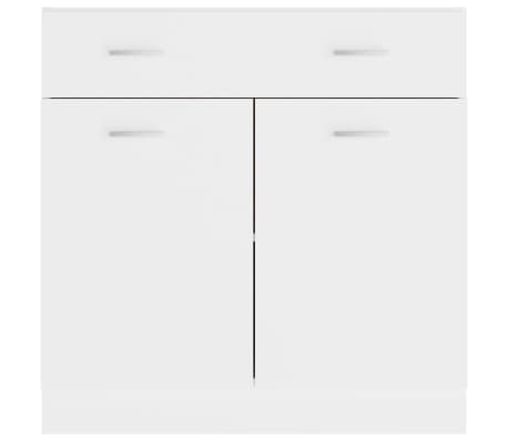 vidaXL Armoire de plancher à tiroir "Lyon" Blanc 80x46x81,5cm