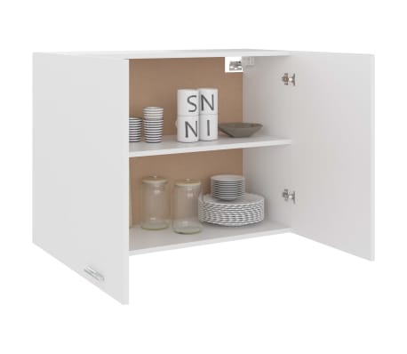 vidaXL Armoire suspendue "Lyon" Blanc 80x31x60 cm Bois d’ingénierie