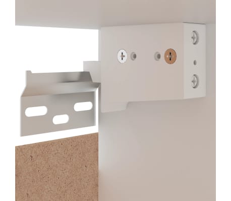 vidaXL Armoire suspendue "Lyon" Blanc 80x31x60 cm Bois d’ingénierie