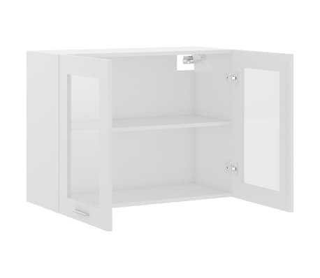 vidaXL Armario colgante cocina “Lyon” contrachapada blanco
