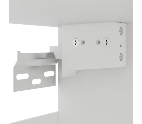 vidaXL Armario colgante cocina “Lyon” contrachapada blanco