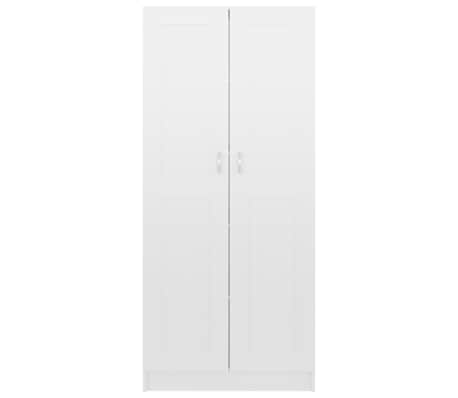 vidaXL Bibliothèque Blanc brillant 82,5x30,5x185,5cm Bois d'ingénierie