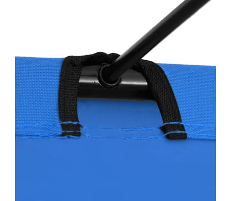 vidaXL Cama de camping tela Oxford y acero azul 180x60x19 cm